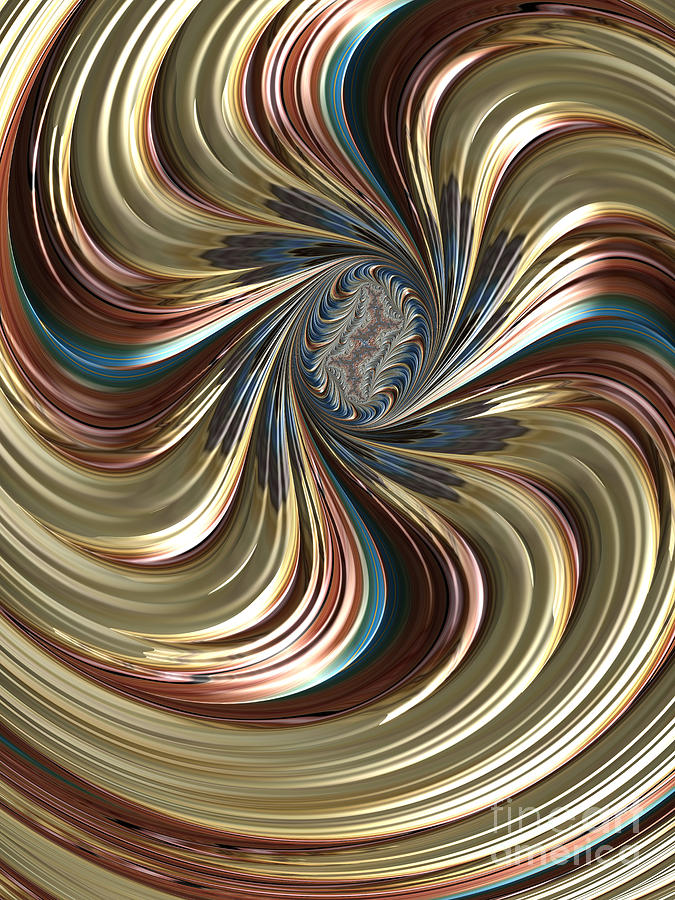 Cappuccino Swirl Digital Art