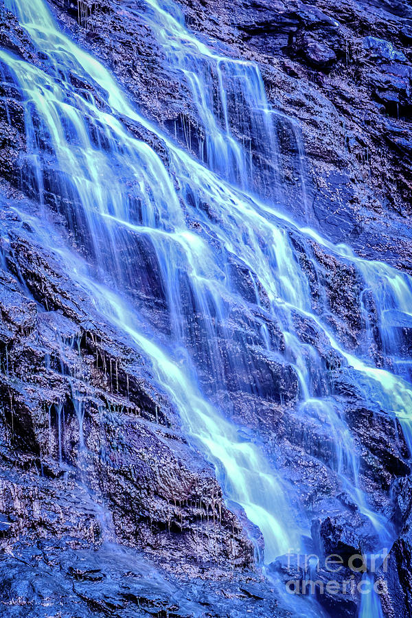 Mountain Photograph - Capra waterfall by Claudia M Photography