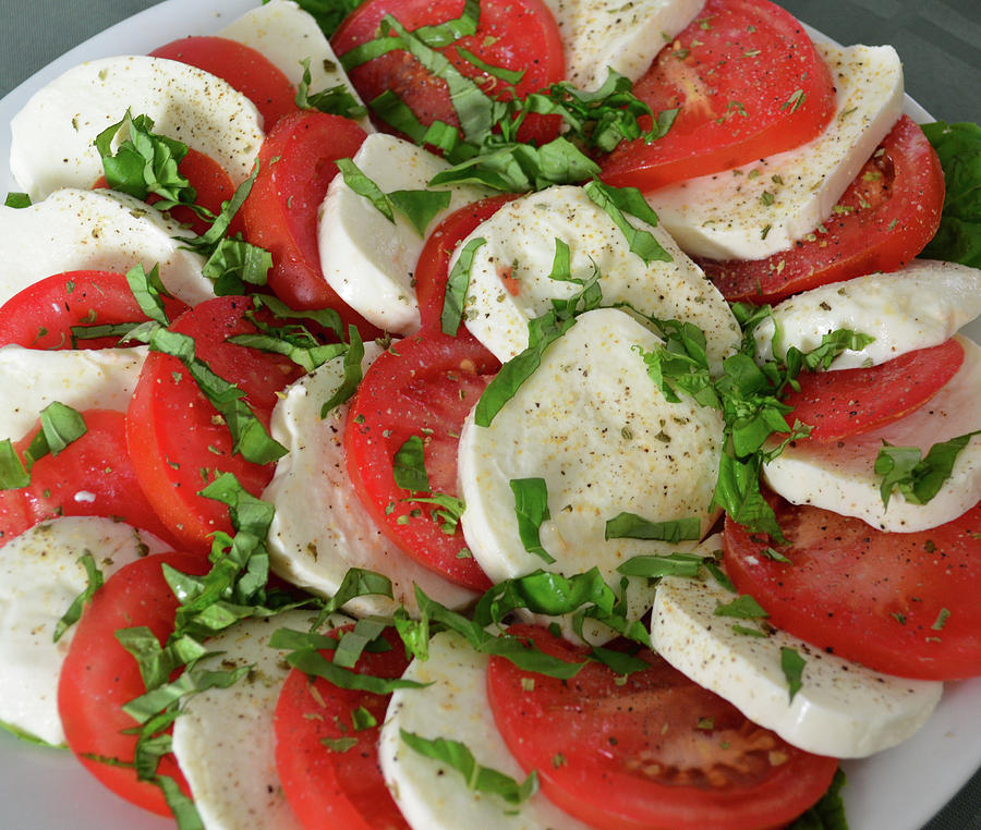 Caprese Salad Photograph by Paula Goodman - Fine Art America