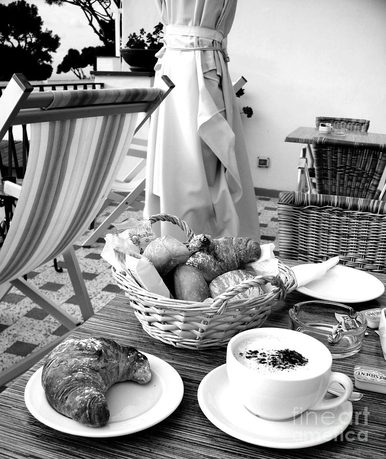 Capri Breakfast Photograph by Tatyana Searcy