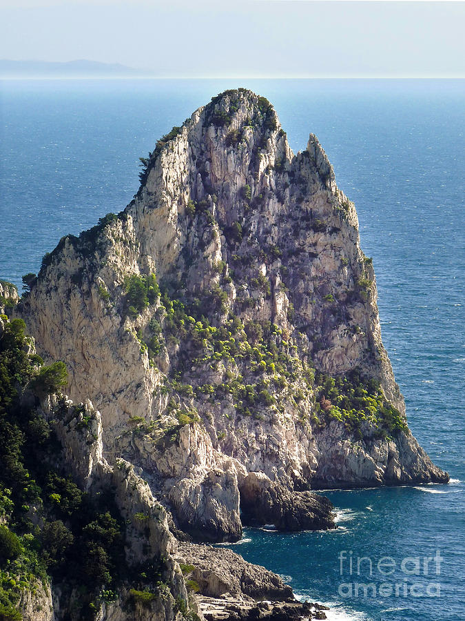 Capri Cliff Photograph by Lutz Baar