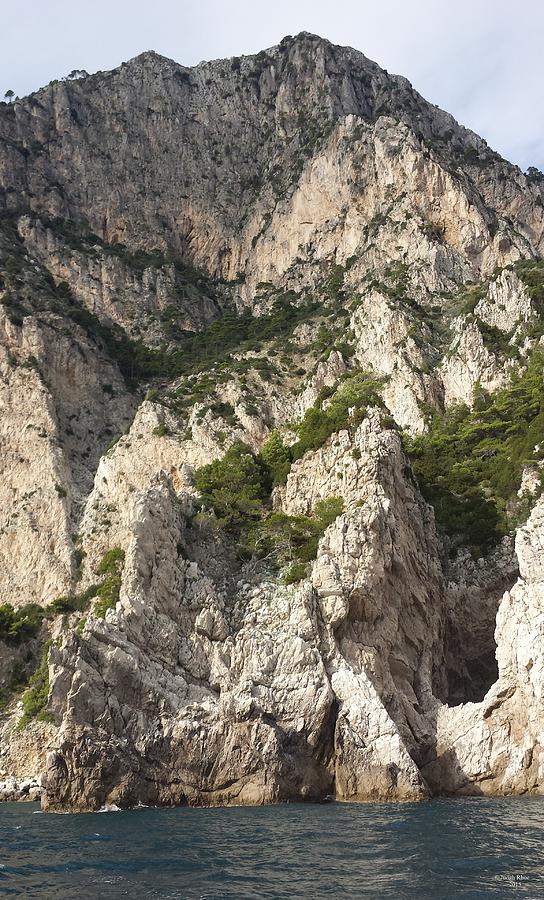 Capri Cliffs Photograph by Judith Rhue