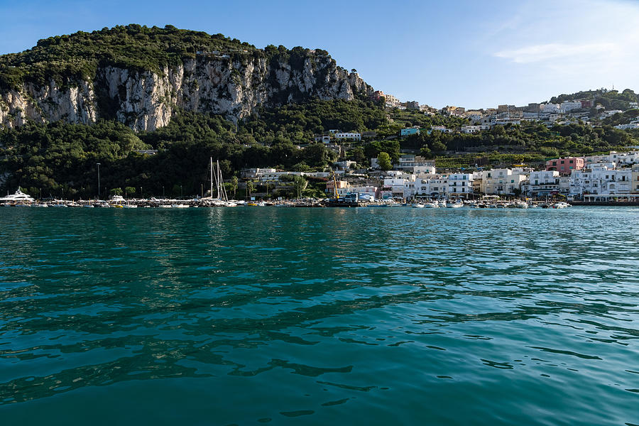 Capri Island Silky Smooth Emerald and Aquamarine Photograph by Georgia Mizuleva