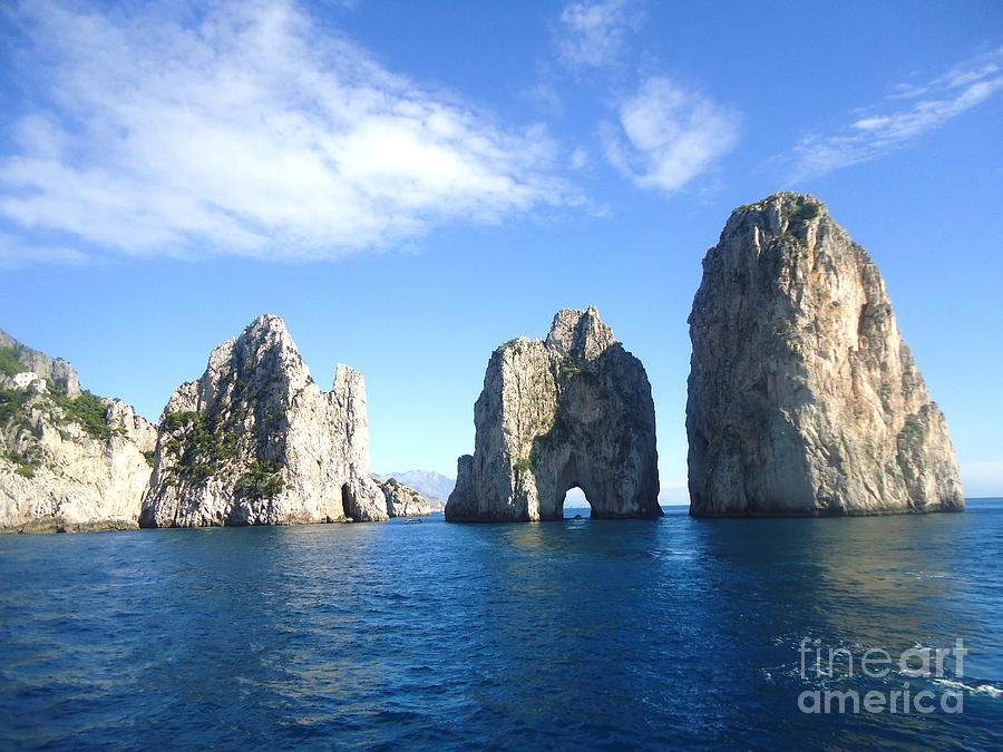 Faraglioni rocks - Capri Photograph by Helena Wierzbicki