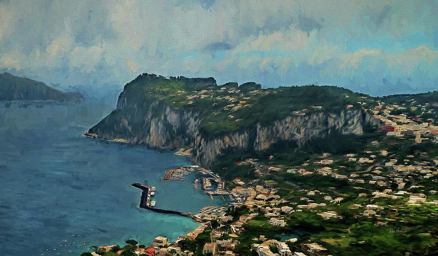 Capri Italy Digital Art by Russ Harris