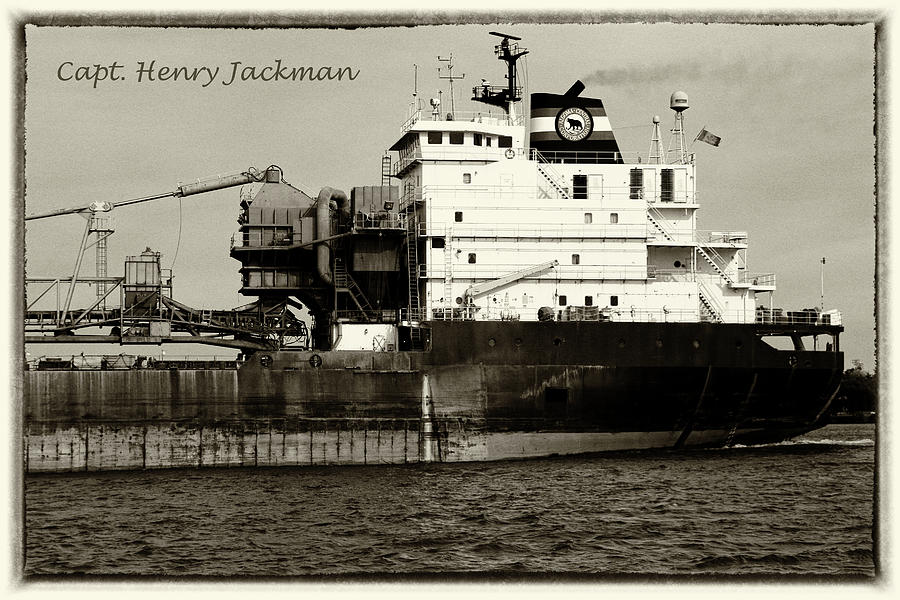 Capt. Henry Jackman Detail Antique Photograph by Mary Bedy
