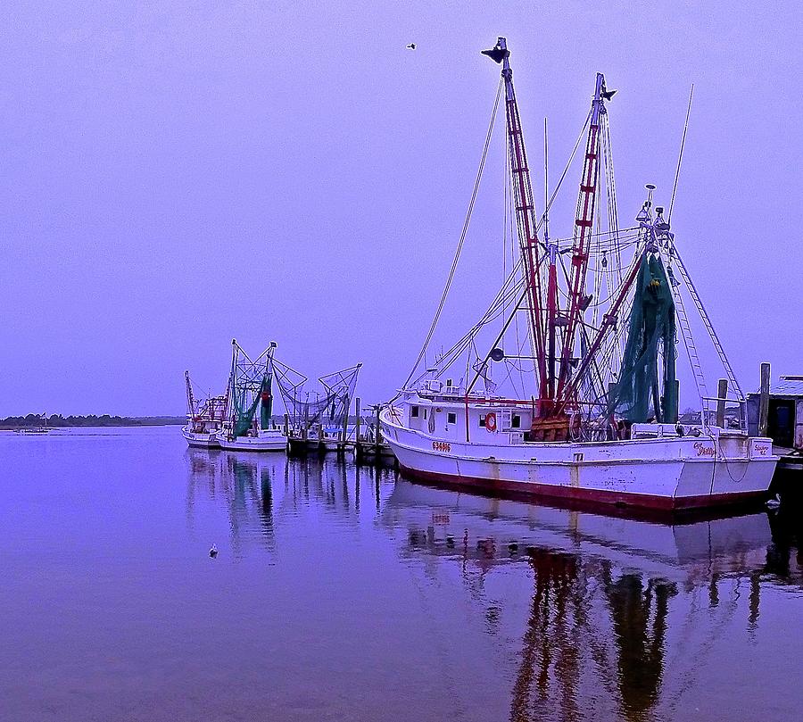 Shrimp Boat Photograph - Capt Phillips by Sam Shipp