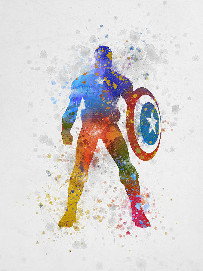 Captain America 01 Painting