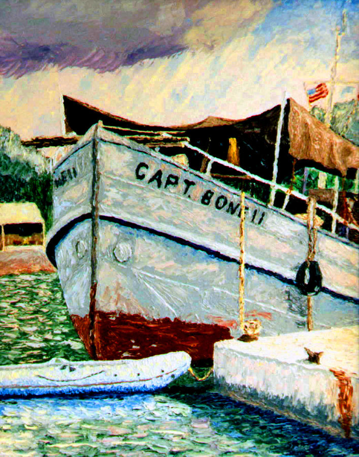 Captain Bones Painting by Stan Hamilton