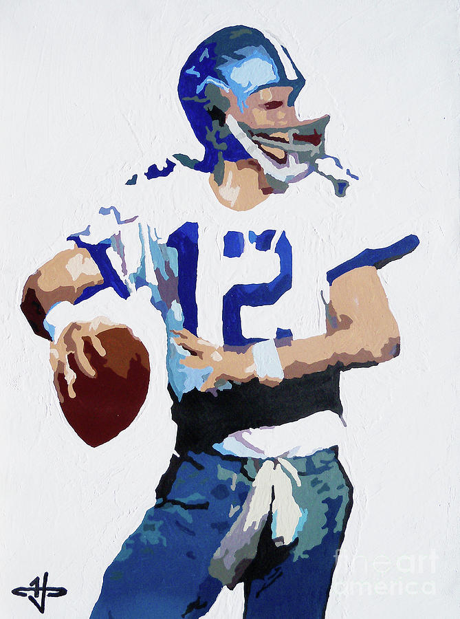 Roger Staubach Canvas Prints & Wall Art for Sale - Fine Art America