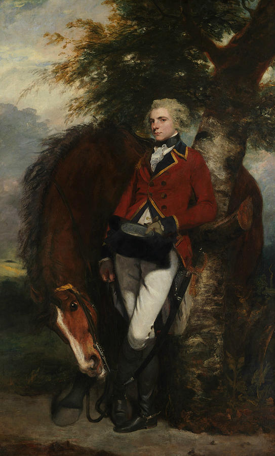 Joshua Reynolds Painting - Captain George K. H. Coussmaker  by Joshua Reynolds