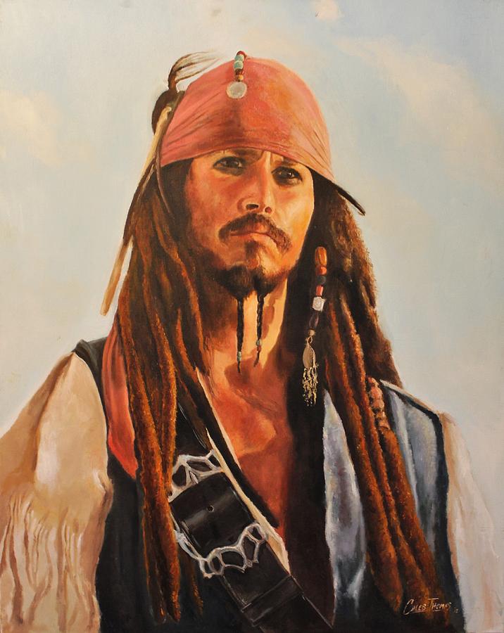 Captain Jack Sparrow Painting by Caleb Thomas - Fine Art America