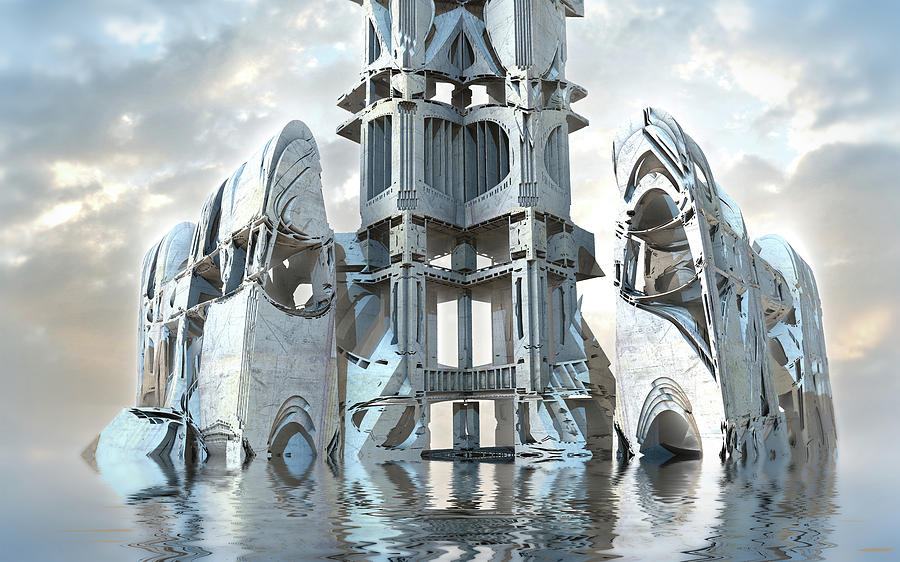 Captain Nemos Palace Digital Art by Hal Tenny