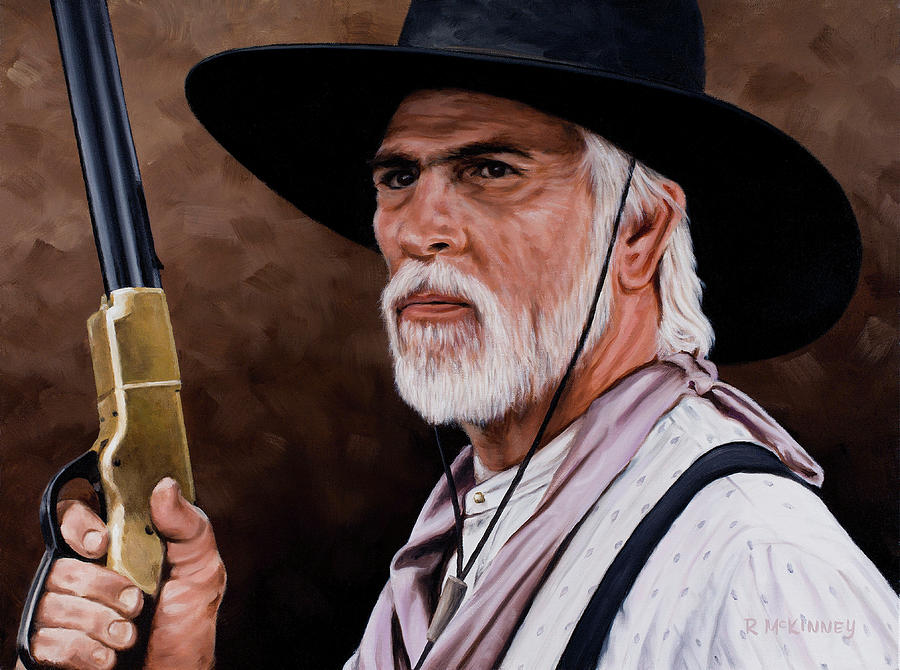 Lonesome Dove Painting - Captain Woodrow F Call by Rick McKinney