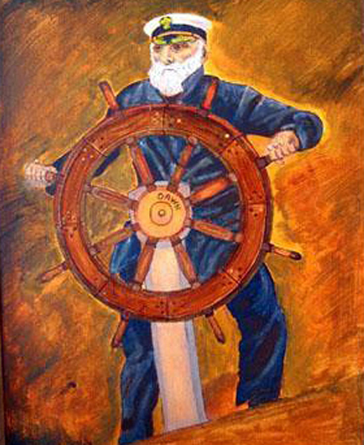 Captian of the Dawn Painting by Richard Le Page