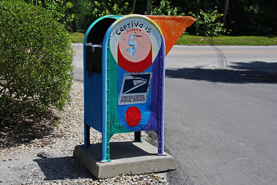 Captiva Island Mailbox- horizontal Photograph by Michiale Schneider