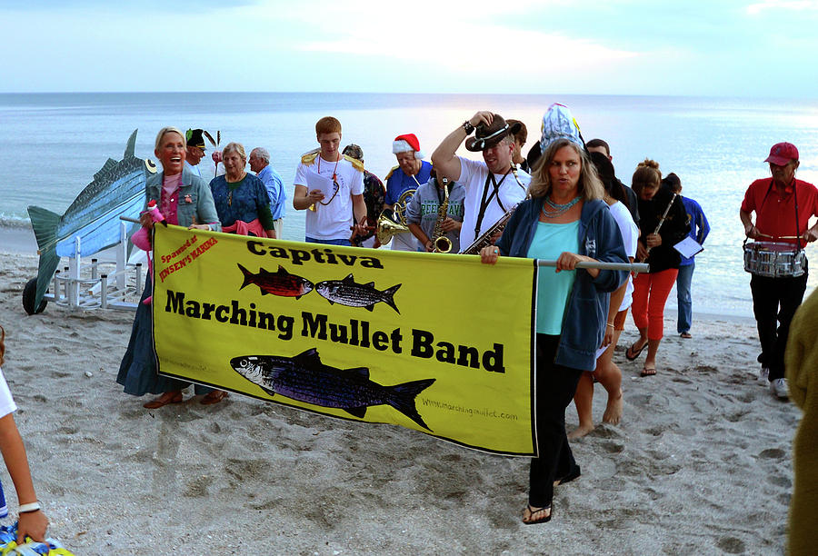 Captiva Mullet Marching Band Photograph by David Lee Thompson