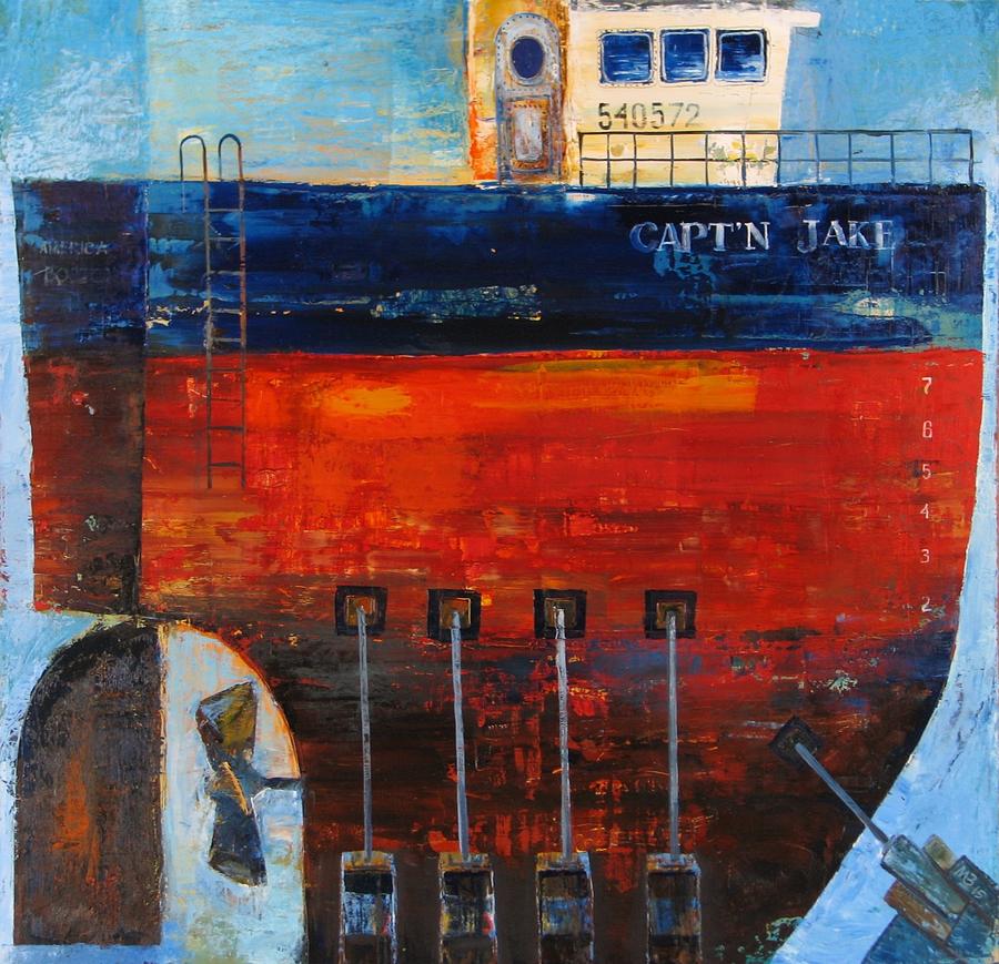 Captn Jake Painting by Mikhail Zarovny