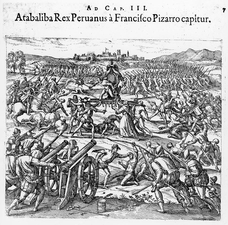 Capture Of Atahualpa, 1532 Photograph by Granger