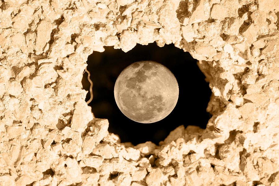 Captured Moon Digital Art