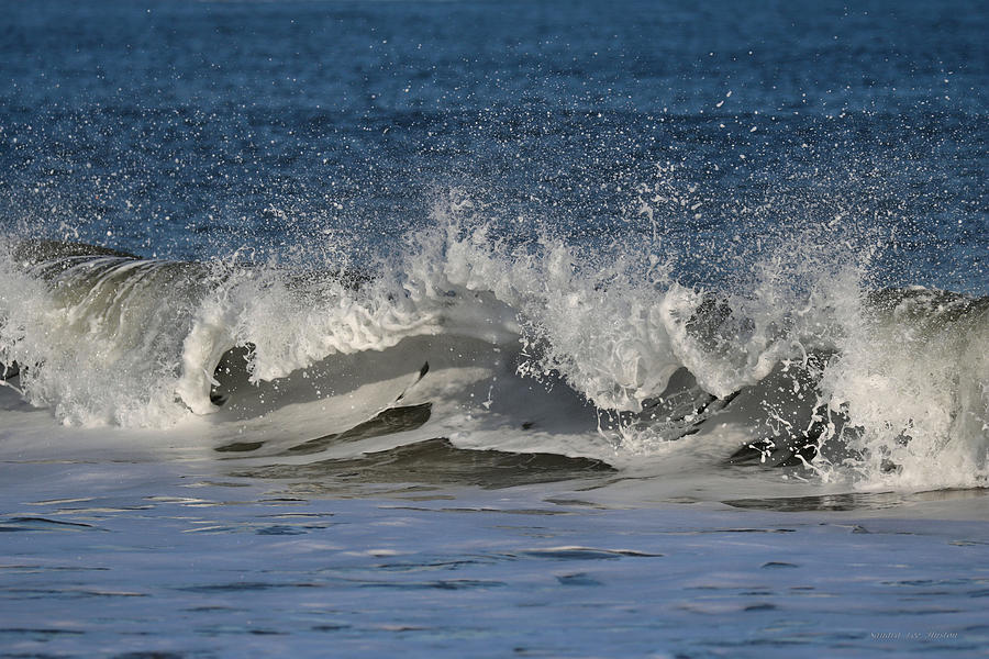 Seascape Photograph - Capturing a Wave by Sandra Huston