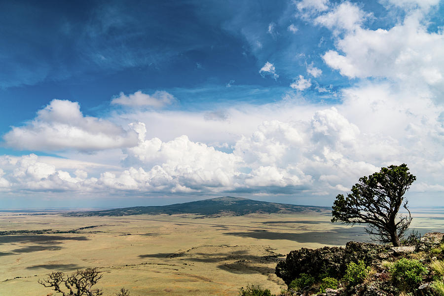 Capulin Volcano View New Mexico Photograph by Lawrence S Richardson Jr