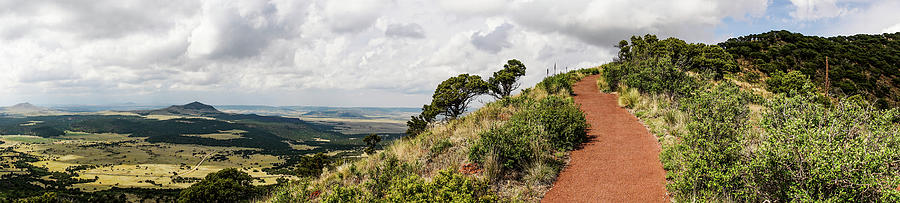 Capulin Volcano View Panorama New Mexico Photograph by Lawrence S Richardson Jr