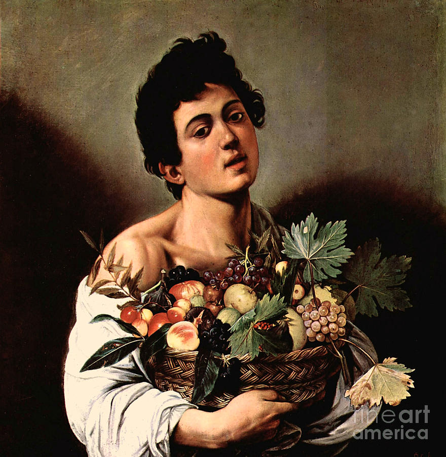Caravaggio Painting by MotionAge Designs