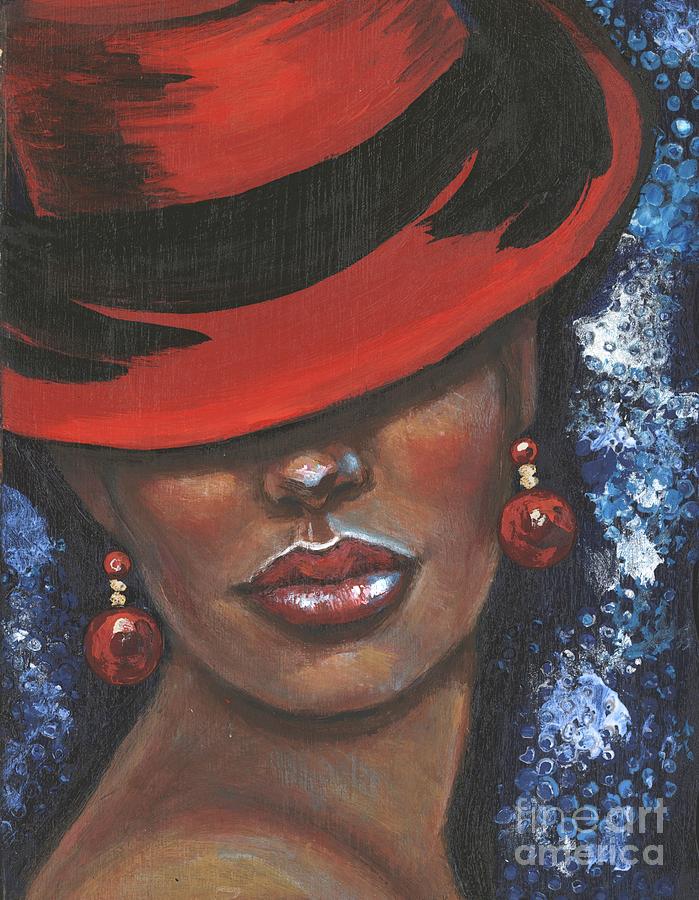 Carbaret Red Painting by Alga Washington