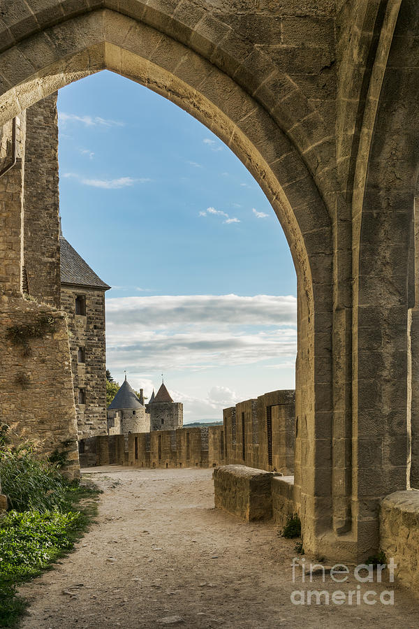 Carcassonne City Walls Photograph by Ann Garrett