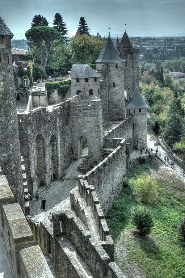 Carcassonne Fortifications Photograph by Alan Toepfer