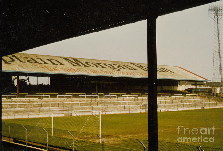 Cardiff - Ninian Park - East Stand Railway Side 1 - 1970s Photograph by Legendary Football Grounds