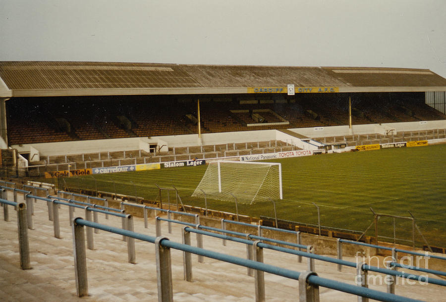 Cardiff - Ninian Park - West Stand 2 - 1969 Photograph by Legendary Football Grounds