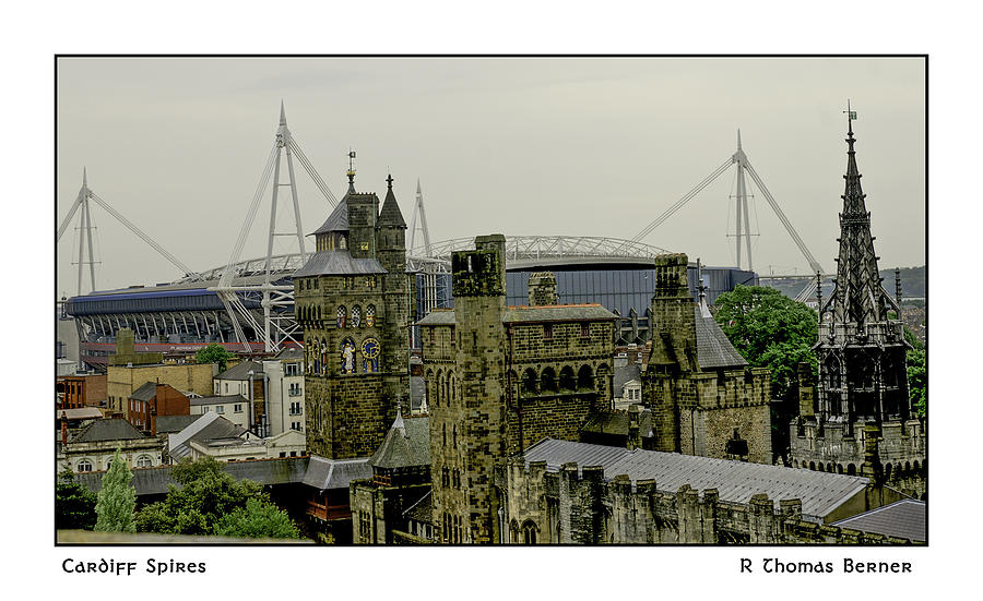 Cardiff Spires Photograph by R Thomas Berner