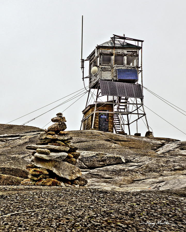 Cardigan Fire Tower Photograph by Harry Moulton