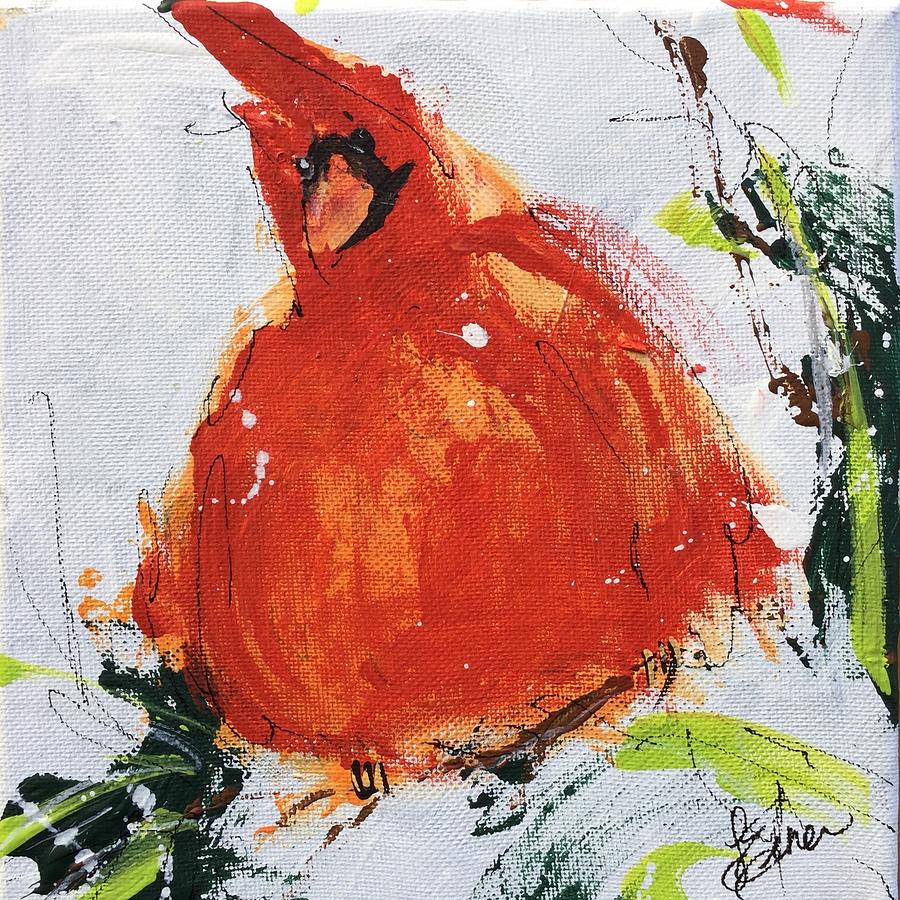 Cardinal 3 Painting by Terri Einer