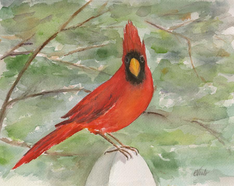 Cardinal Painting by Bev Veals - Fine Art America