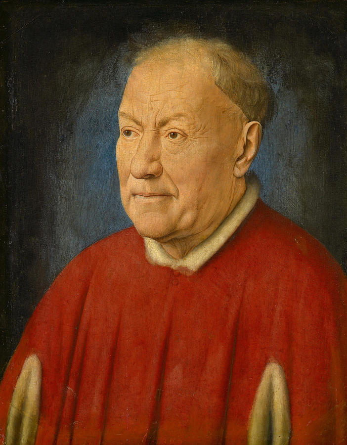 Cardinal Niccolo Albergati Painting by Jan van Eyck