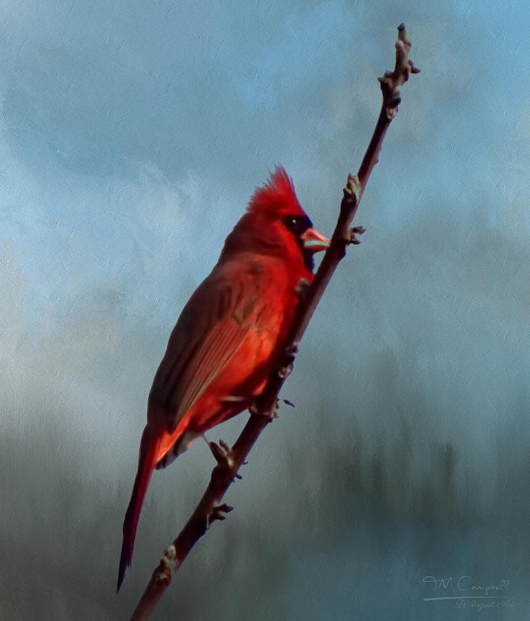 Cardinal Rules Painting by Theresa Campbell