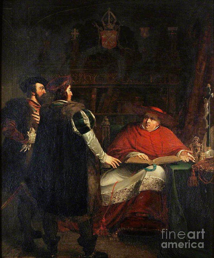 Cardinal Wolsey Refusing to Deliver Painting by MotionAge Designs