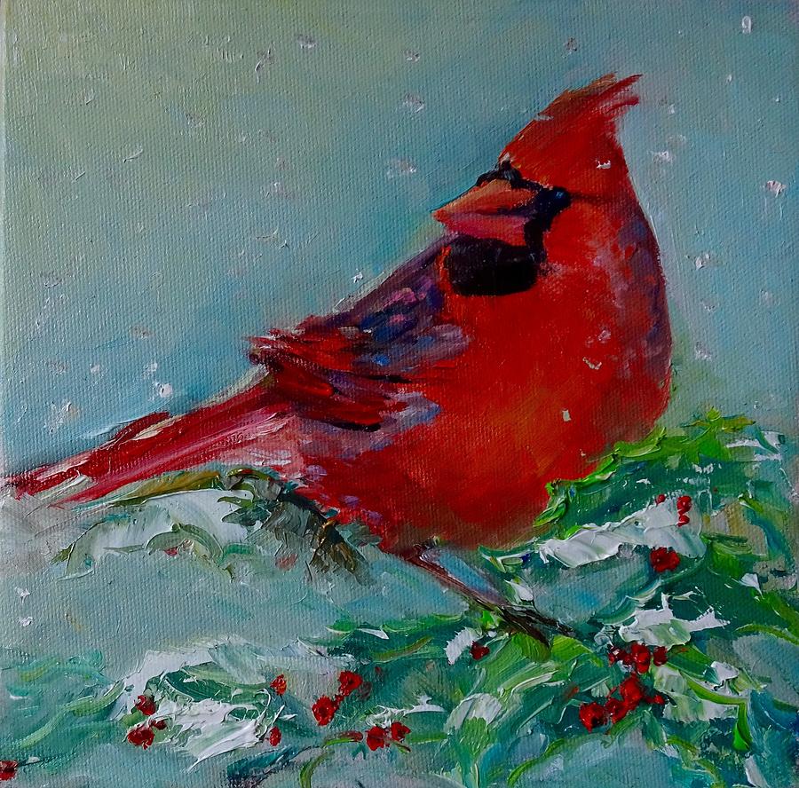 Cardinals Rule Painting by Sarah Jane Conklin - Fine Art America