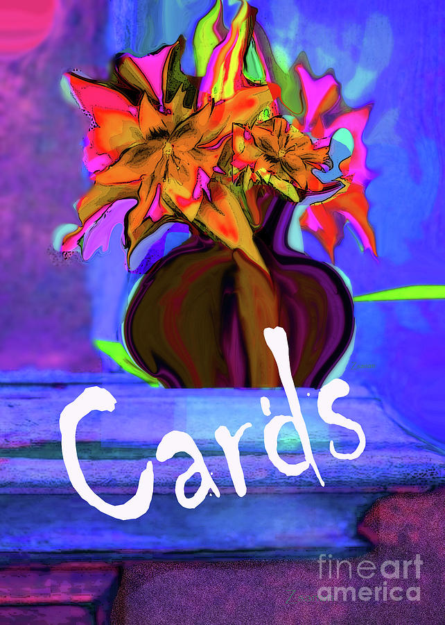 Cards Digital Art - Cards by Zsanan Studio