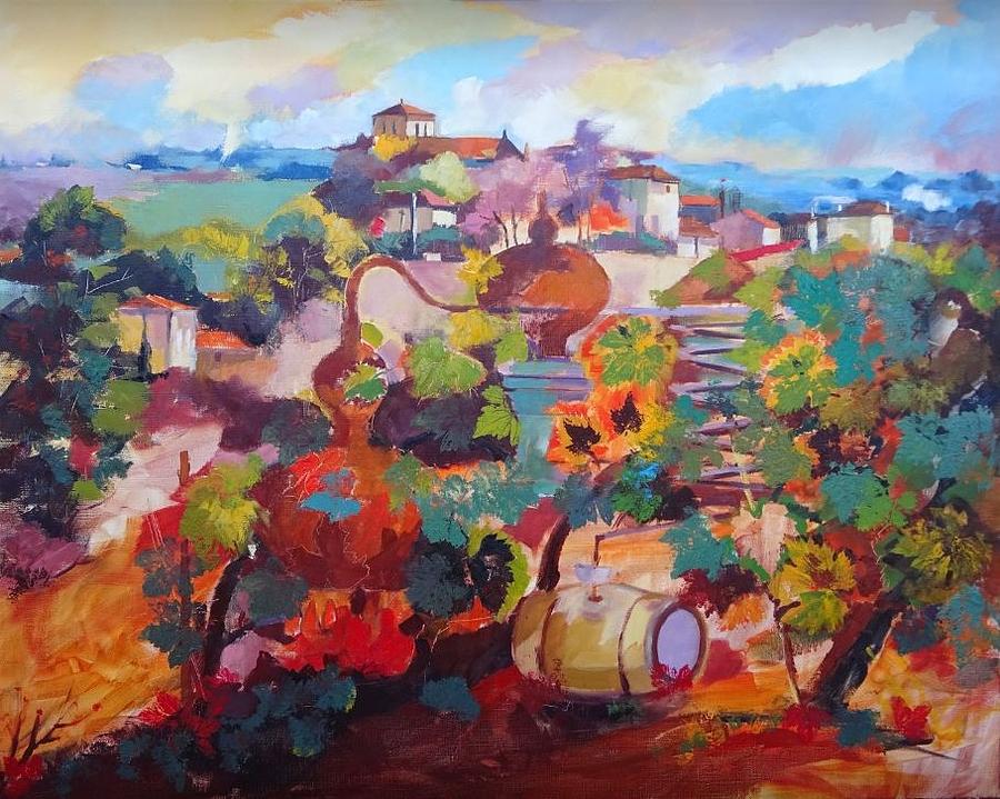 Career in the Vineyard Painting by Kim PARDON