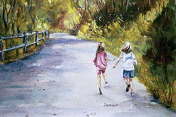 Carefree Painting by Joyce Guariglia
