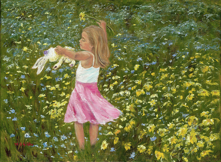 Spring Painting - Carefree by Maria Gibbs