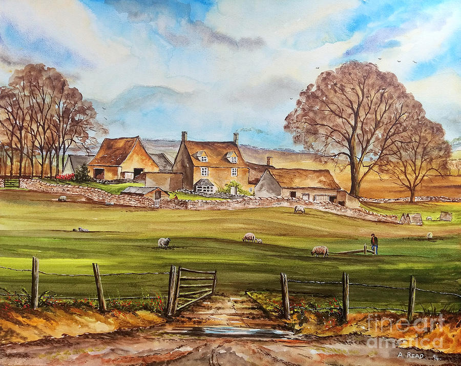 Careys Farm Painting by Andrew Read