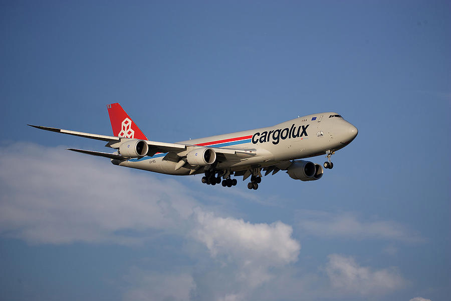 Boeing Photograph - Cargolux Boeing 747-8R7 4 by Smart Aviation
