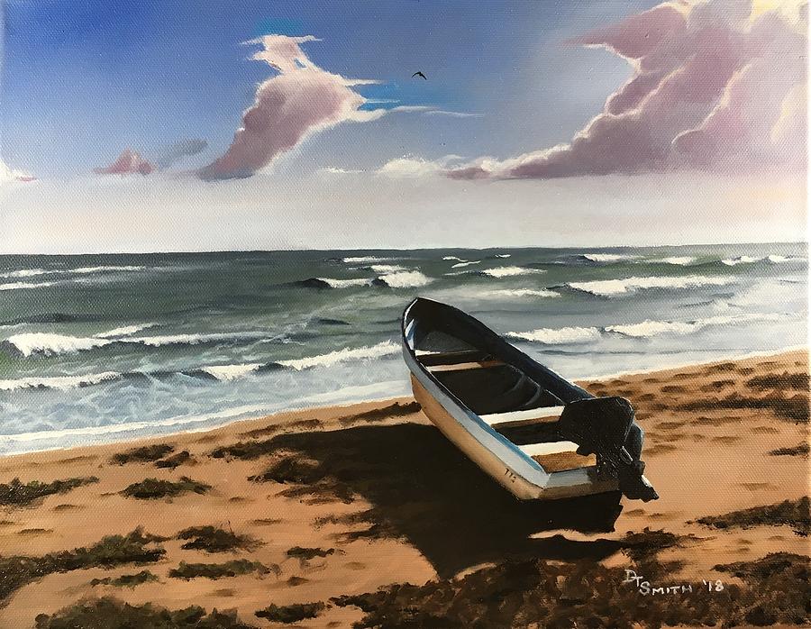 Boat Painting - Caribbean Afternoon by Daniel Smith