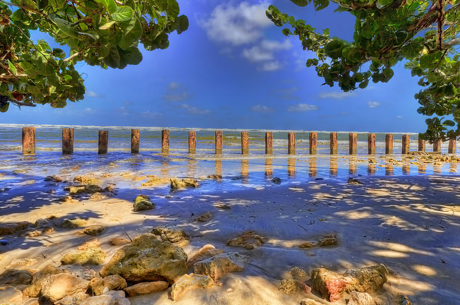 Paradise Photograph - Caribbean Cove by Nadia Sanowar