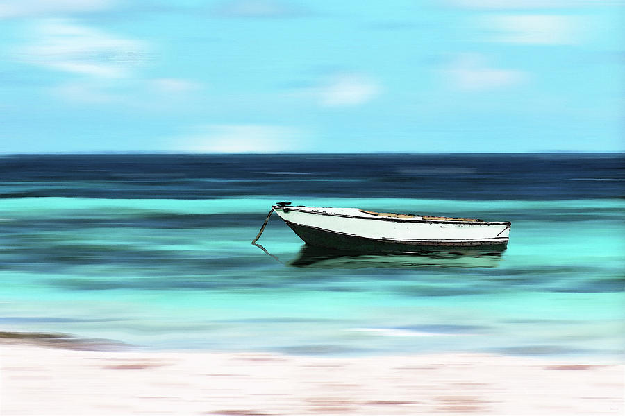 Caribbean Dream Boat Digital Art by Deborah Smith